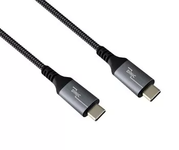 DINIC USB C 4.0 Cable, 240W PD, 40Gbps, 0.5m Type C to C, Aluminum Connector, Nylon Cable, DINIC Box